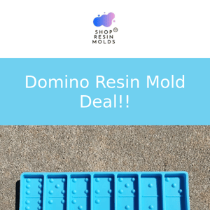 Quick! Domino Resin Mold Deal! $12.99