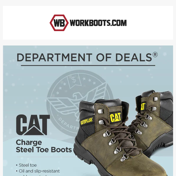 DOD: 50% off STEEL TOE BOOTS ❗