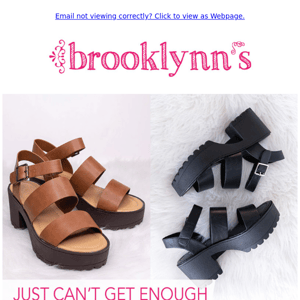 ☀️ These NEW Summer Sandals! ☀️ Shop in-store or online at www.brooklynns.com.