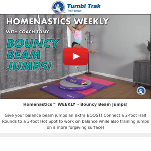 [HOMENASTICS WEEKLY] Bouncy Beam Jumps! (feat. Hot Spot)