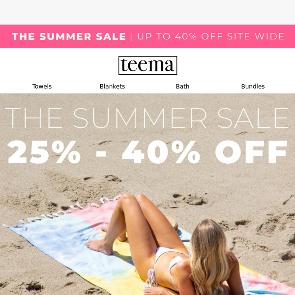 You Don't Want To Miss The Biggest Sale Of The Season ☀️