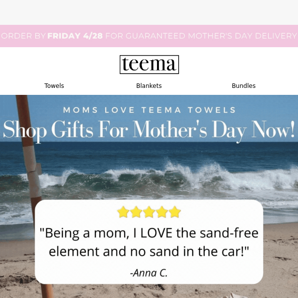 Mom's Love Teema Towels 🫶 Grab Her One For Mother's Day Now 🎉