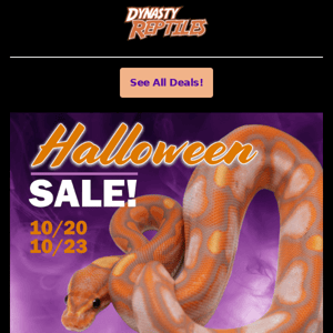 IT'S LIVE! Halloween SALE! Exclusive subscriber offer inside!