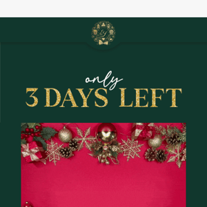 Only 3 Days Left!⏳ Save up to $250🎄