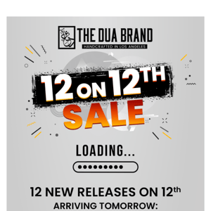 The 12on12th sale is almost here! 🤩