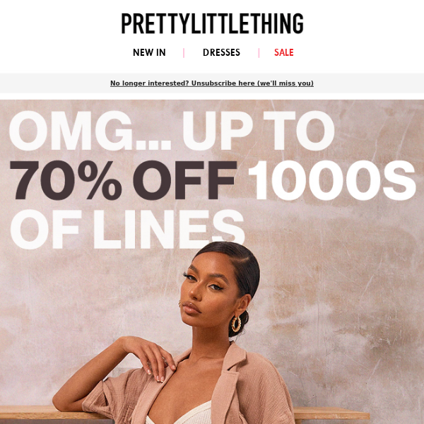 1000s of lines have up to 70% OFF 😱