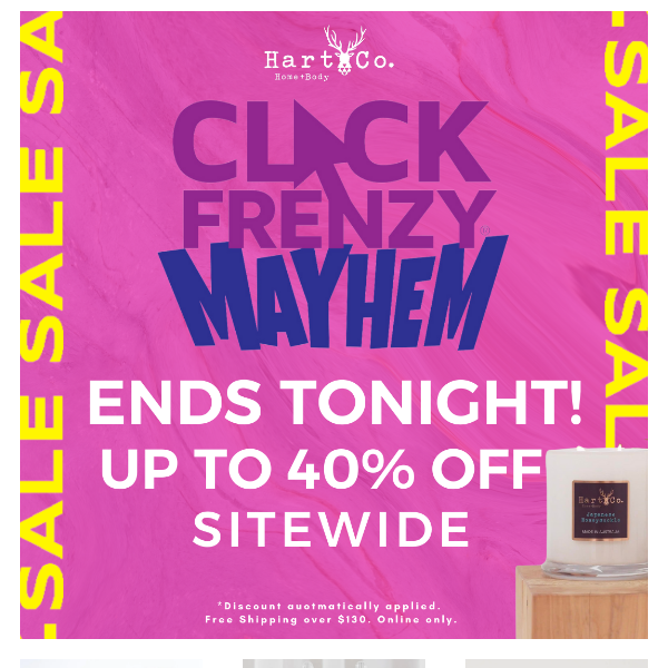FINAL HOURS FOR OUR CLICK FRENZY SALE🎉🎊