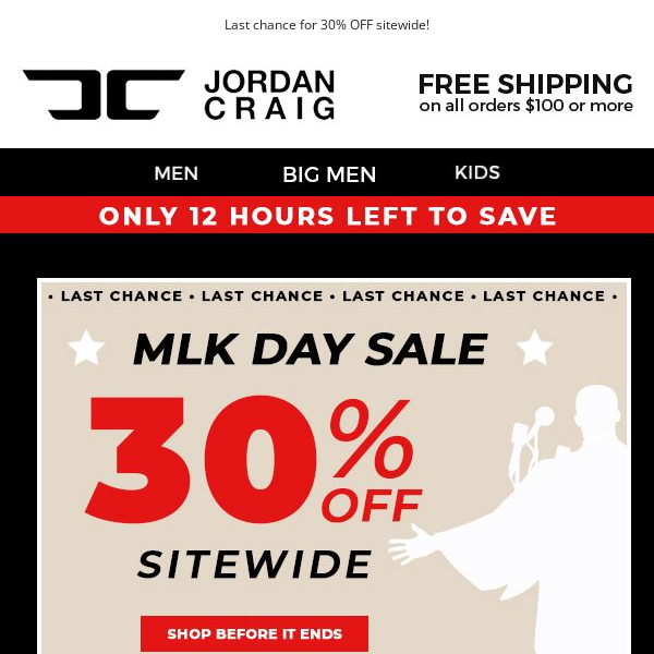 🚨📣 MLK Day SALE ENDS SOON!