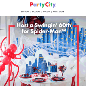Pull off the most exciting birthday ever - your number one spot for party supplies