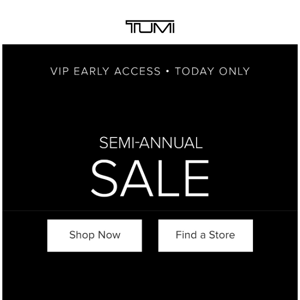 Semi-Annual Sale: Exclusive VIP Access