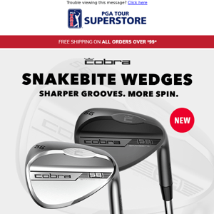 Snakebite Wedge from Cobra is now available