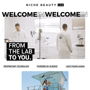 WELCOME TO THE NICHE BEAUTY LAB UNIVERSE 🌍