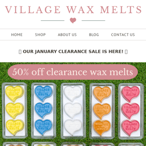 Stock up and save ⭐️ 50% off clearance wax melts!