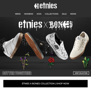 Introducing Our New etnies X Bones Collection 💀