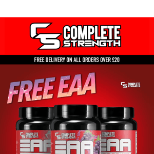 Bag a FREE EAA with Orders over £50 Today!