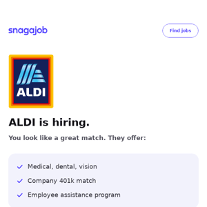 ALDI is hiring near you