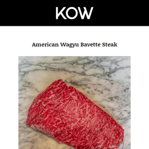 Try A Wagyu Bavette Steak!