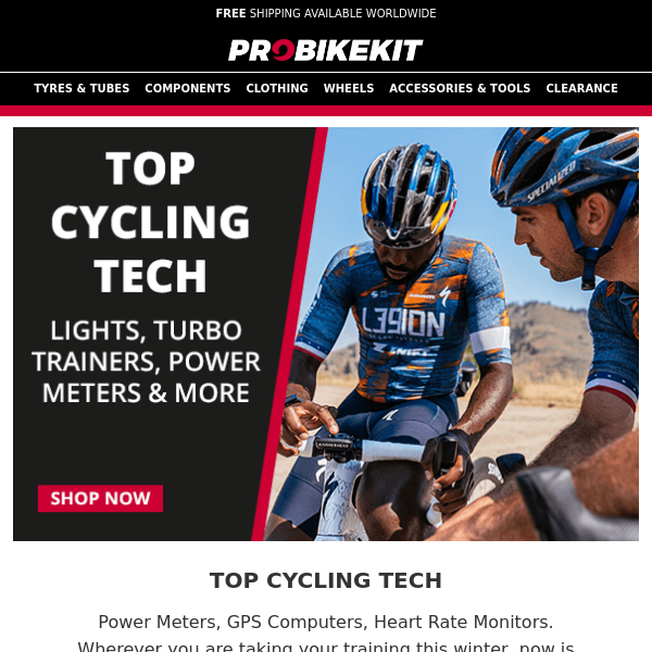 Winter Cycling Tech Deals