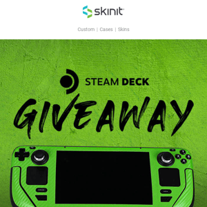 👉WIN A NEW STEAM DECK!🎮 Skinit's Steam Deck Giveaway Is LIVE⚡️ Enter For A Chance To WIN!👏