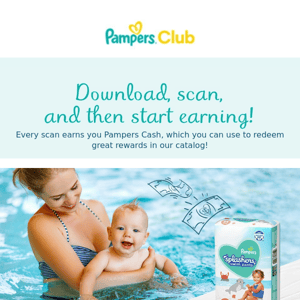 Pampers, earn back on diapers this summer 💦