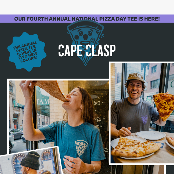 🍕 It's National Pizza Day & our Annual Tides Drop is HERE!