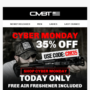 35% OFF Today Only – Cyber Monday!