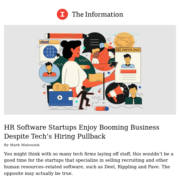HR Software Startups Enjoy Booming Business Despite Tech’s Hiring Pullback