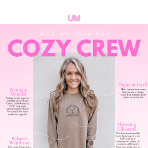 What’s a "Cozy Crew?"