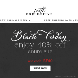 Black Friday is LIVE