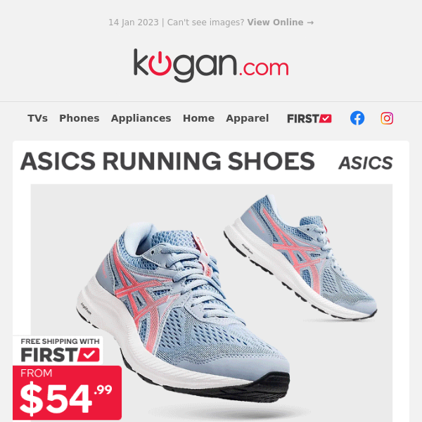🏃 Run More, Spend Less - ASICS Runners from $54.99!