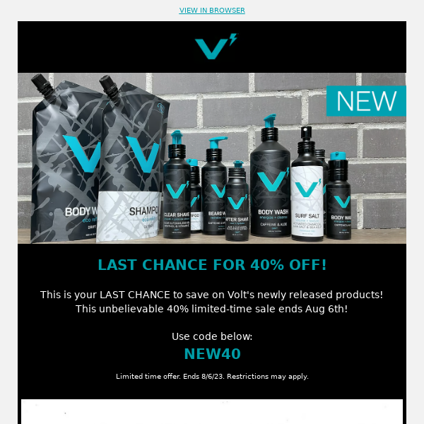 Last Chance for 40% Off