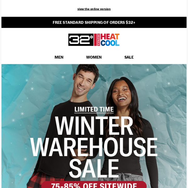 32 Degrees - Latest Emails, Sales & Deals