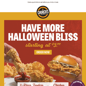 Two mouthwatering options starting at $3.99.