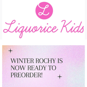 Pre-Order Autumn Winter Rochy Now! 🍁