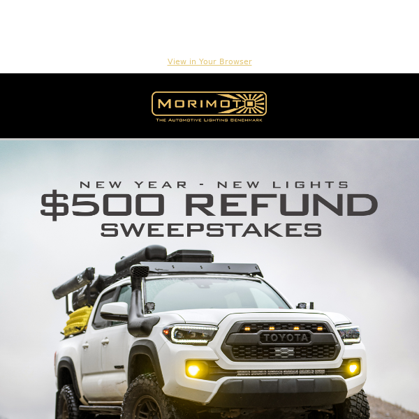 Limited Time Offer: Win $500 in our Refund Sweepstakes!
