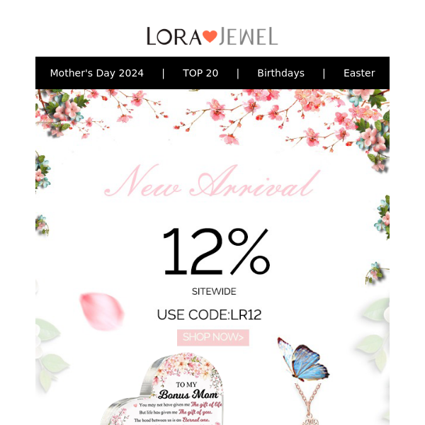 New! New! New! with 12% off