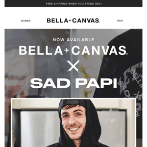 NEW COLLAB 🌶️ BELLA+CANVAS x Sad Papi