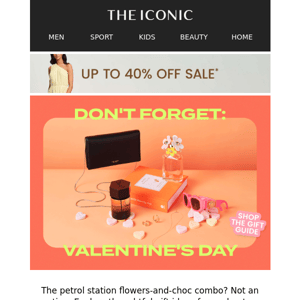 THE ICONIC, there's still time to find the perfect V-Day gift 💝