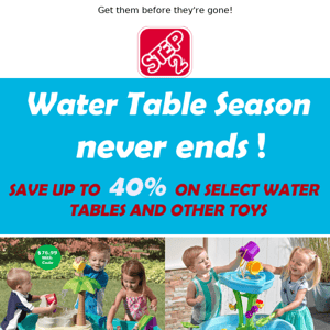 Water Tables are not just for Summer!