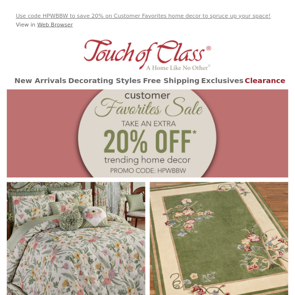 Touch Of Class, Your favorite decor is on sale 🎉