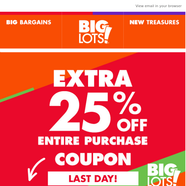 25 Off Big Lots COUPON CODES → (18 ACTIVE) Nov 2022