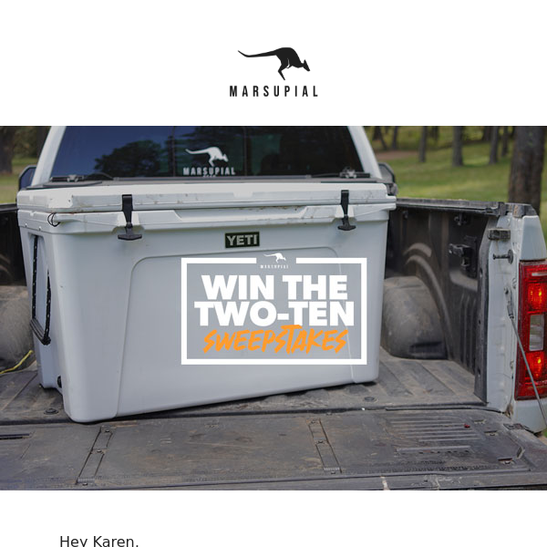 7 days left to win the Yeti 210 Cooler