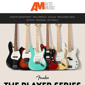 Fender Player & Player Plus Series Guitars Now In Stock!