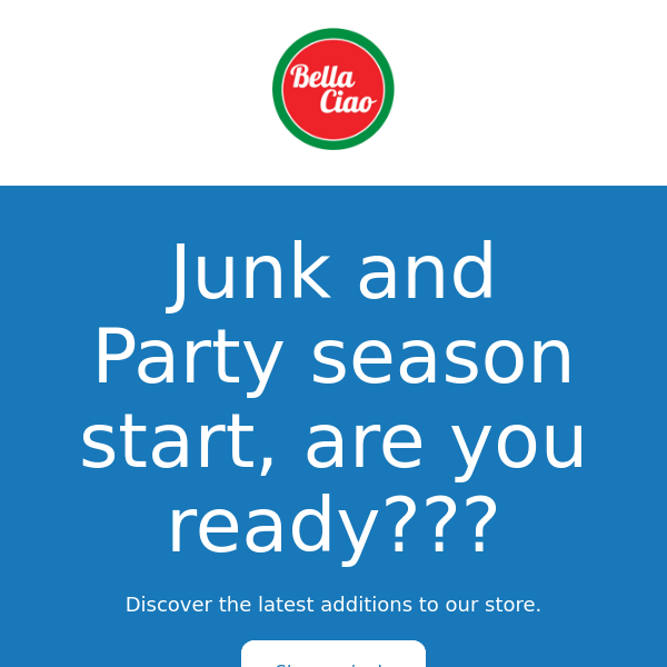 Junk and Party season start, are you ready???