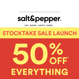 50% OFF Everything 💸