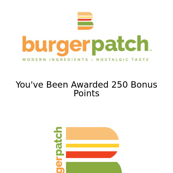 You've Been Awarded 250 Bonus Points