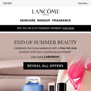 Reveal All Our End of Summer Beauty Offers!