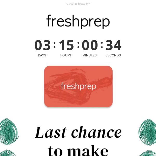 90% Off Fresh Prep CA COUPON CODE: (30 ACTIVE) March 2024