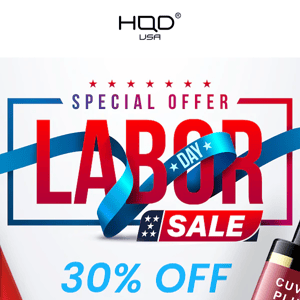 HQD Tech USA - 30% Discount Last Chance