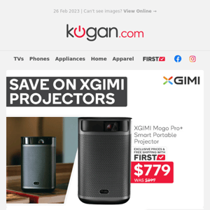 📽️ Save on XGIMI Home Projectors -  Don't Pay up to $600 More at Another Store!